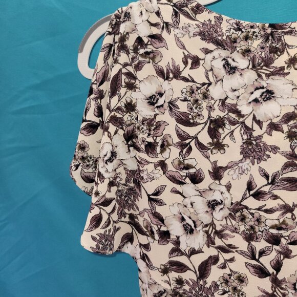 Ten Sixty Sherman Womens Floral Print Wrap Dress Medium - Picture 9 of 11